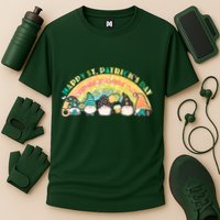 Happy St. PatrickS Day Leprechaun Gnomes Cooling Performance Crew T-Shirt
