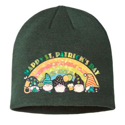 Happy St. PatrickS Day Leprechaun Gnomes Sustainable Beanie