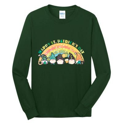 Happy St. PatrickS Day Leprechaun Gnomes Tall Long Sleeve T-Shirt