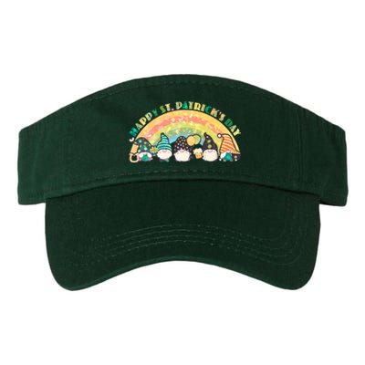 Happy St. PatrickS Day Leprechaun Gnomes Valucap Bio-Washed Visor