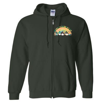 Happy St. PatrickS Day Leprechaun Gnomes Full Zip Hoodie