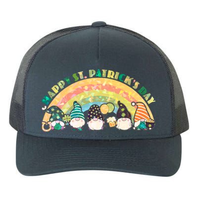 Happy St. PatrickS Day Leprechaun Gnomes Yupoong Adult 5-Panel Trucker Hat