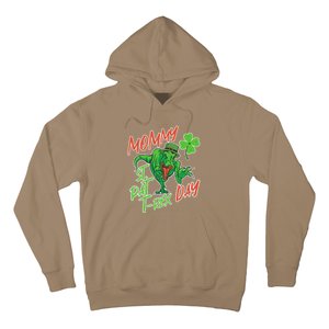 Happy St Pat Trex Day Dinosaur For Mommy St Patricks Day Hoodie