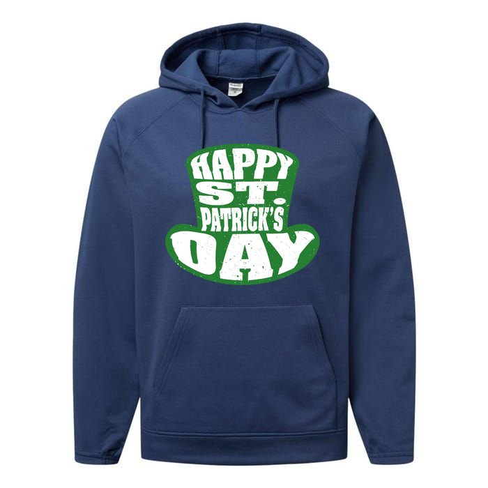 Happy St. Patrick’s Day Performance Fleece Hoodie