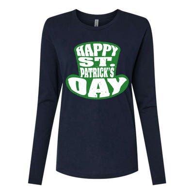 Happy St. Patrick’s Day Womens Cotton Relaxed Long Sleeve T-Shirt