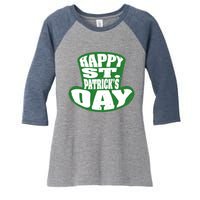 Happy St. Patrick’s Day Women's Tri-Blend 3/4-Sleeve Raglan Shirt