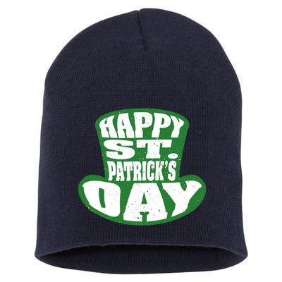 Happy St. Patrick’s Day Short Acrylic Beanie