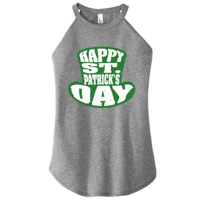 Happy St. Patrick’s Day Women's Perfect Tri Rocker Tank