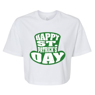 Happy St. Patrick’s Day Bella+Canvas Jersey Crop Tee