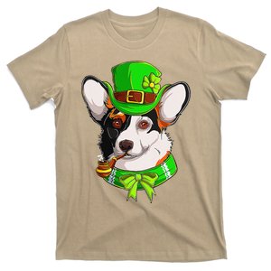 Happy St Patrick's Day Funy Saint Patricks Corgi Dog Gifts T-Shirt