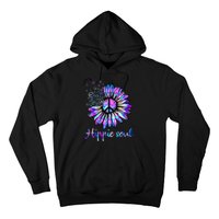 Hippie Soul Psychedelic Daisy Peace Sign Hoodie