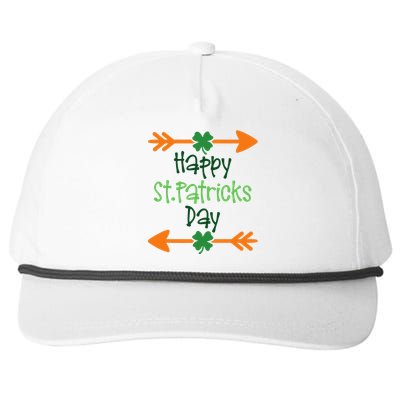 Happy Saint Patrick's Day Lucky Charmss Paddy's Day March 17 Happy Cute Snapback Five-Panel Rope Hat