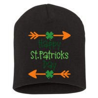 Happy Saint Patrick's Day Lucky Charmss Paddy's Day March 17 Happy Cute Short Acrylic Beanie