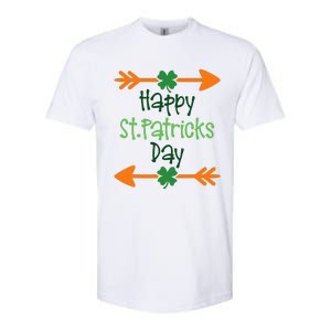 Happy Saint Patrick's Day Lucky Charmss Paddy's Day March 17 Happy Cute Softstyle® CVC T-Shirt