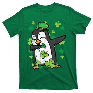 Happy St Patrick's Day Penguin Dab Saint Paddys Boys Girls s T-Shirt