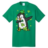 Happy St Patrick's Day Penguin Dab Saint Paddys Boys Girls s Tall T-Shirt