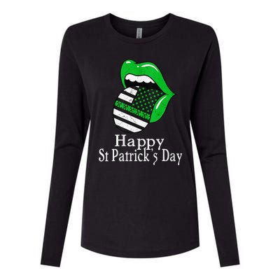 Happy St. Patrick's Day Funny Saint Irish Patrick   Womens Cotton Relaxed Long Sleeve T-Shirt