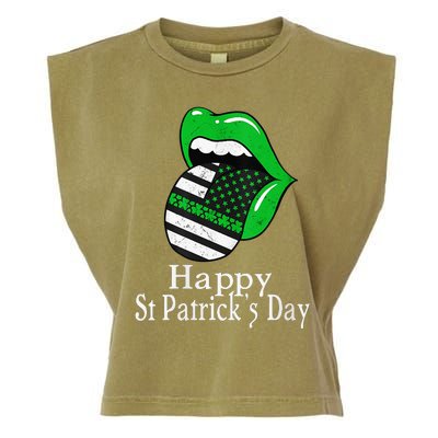 Happy St. Patrick's Day Funny Saint Irish Patrick   Garment-Dyed Women's Muscle Tee