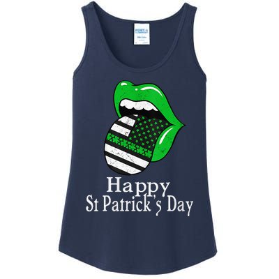 Happy St. Patrick's Day Funny Saint Irish Patrick   Ladies Essential Tank