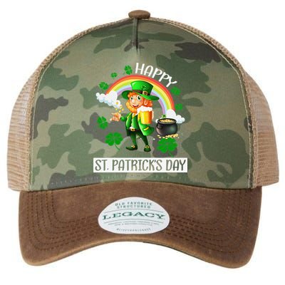 Happy St. Patrick's Day Saint Shenanigan Clover Irishman Legacy Tie Dye Trucker Hat
