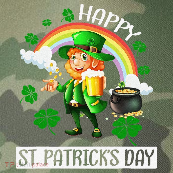 Happy St. Patrick's Day Saint Shenanigan Clover Irishman Legacy Tie Dye Trucker Hat