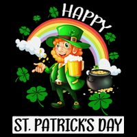 Happy St. Patrick's Day Saint Shenanigan Clover Irishman 16 in Basic Backpack