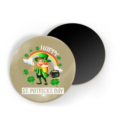 Happy St. Patrick's Day Saint Shenanigan Clover Irishman Magnet