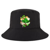 Happy St Patricks Day Skateboarding Leprechaun Cool Comfort Performance Bucket Hat