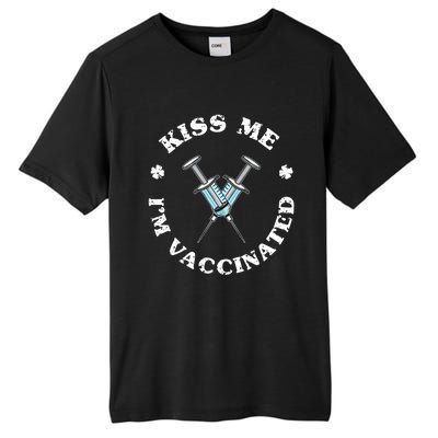 Happy St Patricks Day Vaccinated Vaccination I Me Gift Tall Fusion ChromaSoft Performance T-Shirt