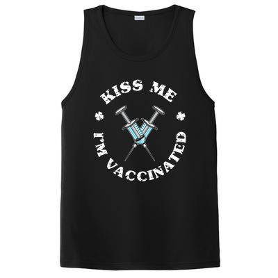 Happy St Patricks Day Vaccinated Vaccination I Me Gift PosiCharge Competitor Tank