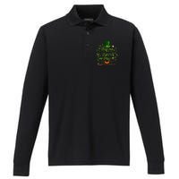 Happy St Patrick's Day Green Shamrock Irish Saint Patrick’s Performance Long Sleeve Polo