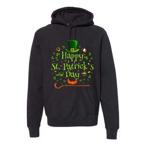 Happy St Patrick's Day Green Shamrock Irish Saint Patrick’s Premium Hoodie