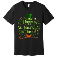 Happy St Patrick's Day Green Shamrock Irish Saint Patrick’s Premium T-Shirt