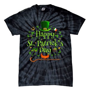 Happy St Patrick's Day Green Shamrock Irish Saint Patrick’s Tie-Dye T-Shirt