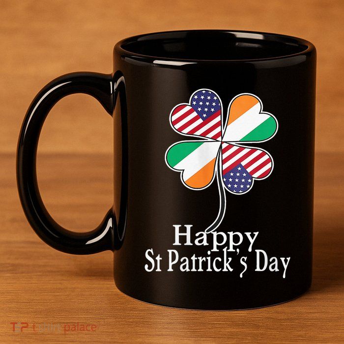 Happy St. Patrick's Day Funny Saint Irish Patrick   11oz C Handle Ceramic Mug