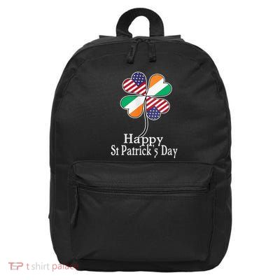 Happy St. Patrick's Day Funny Saint Irish Patrick   16 in Basic Backpack