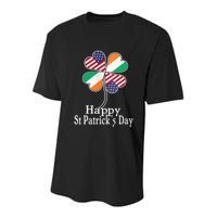 Happy St. Patrick's Day Funny Saint Irish Patrick   Youth Performance Sprint T-Shirt