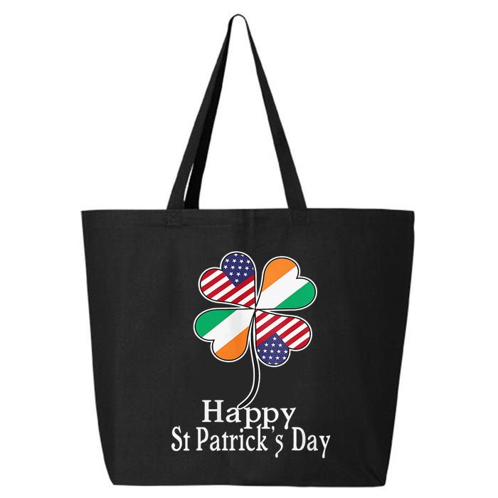 Happy St. Patrick's Day Funny Saint Irish Patrick   25L Jumbo Tote