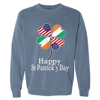 Happy St. Patrick's Day Funny Saint Irish Patrick   Garment-Dyed Sweatshirt