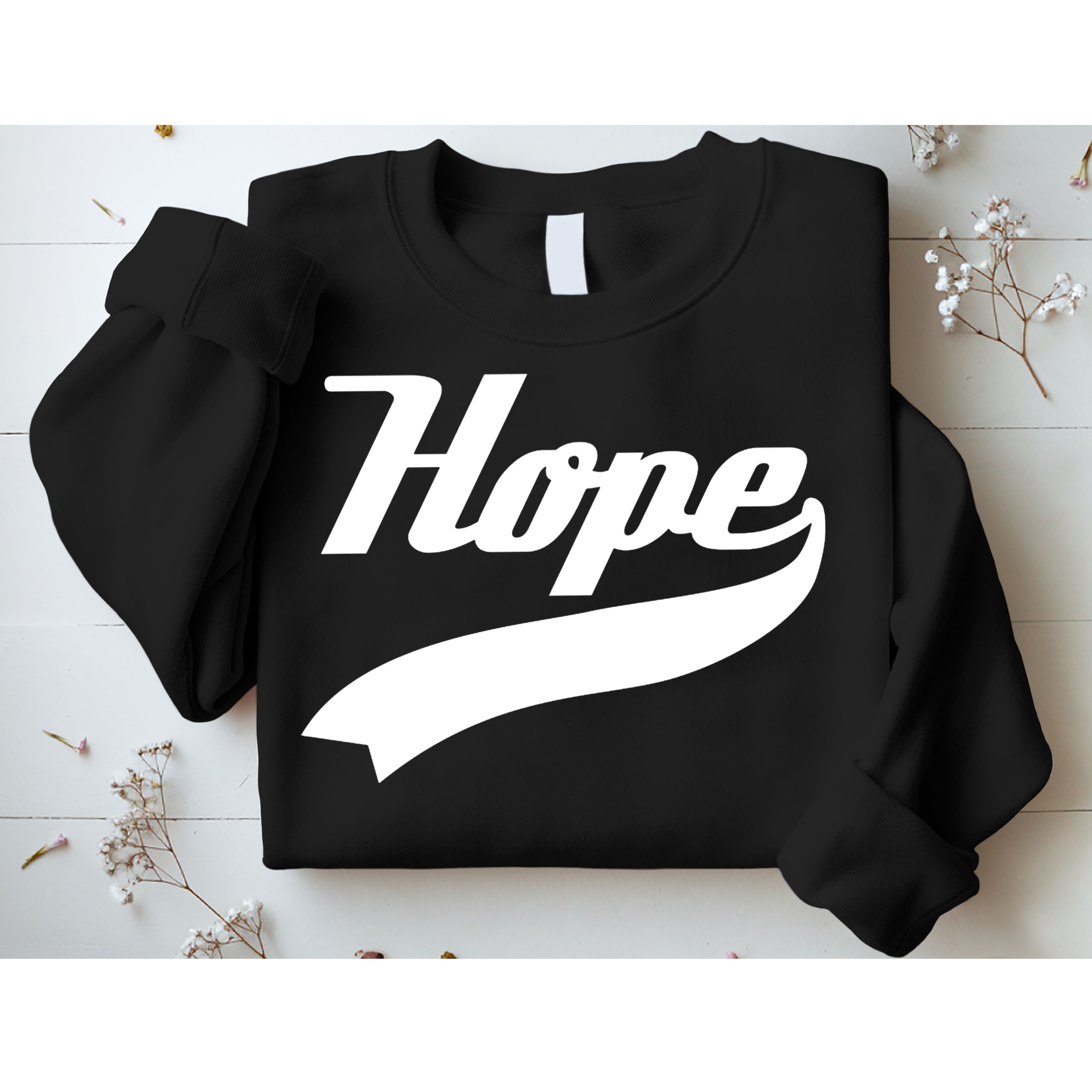 Hope Slogan Quote Christian Religious Jesus Christ Christmas Christian Jesus Chr Sweatshirt