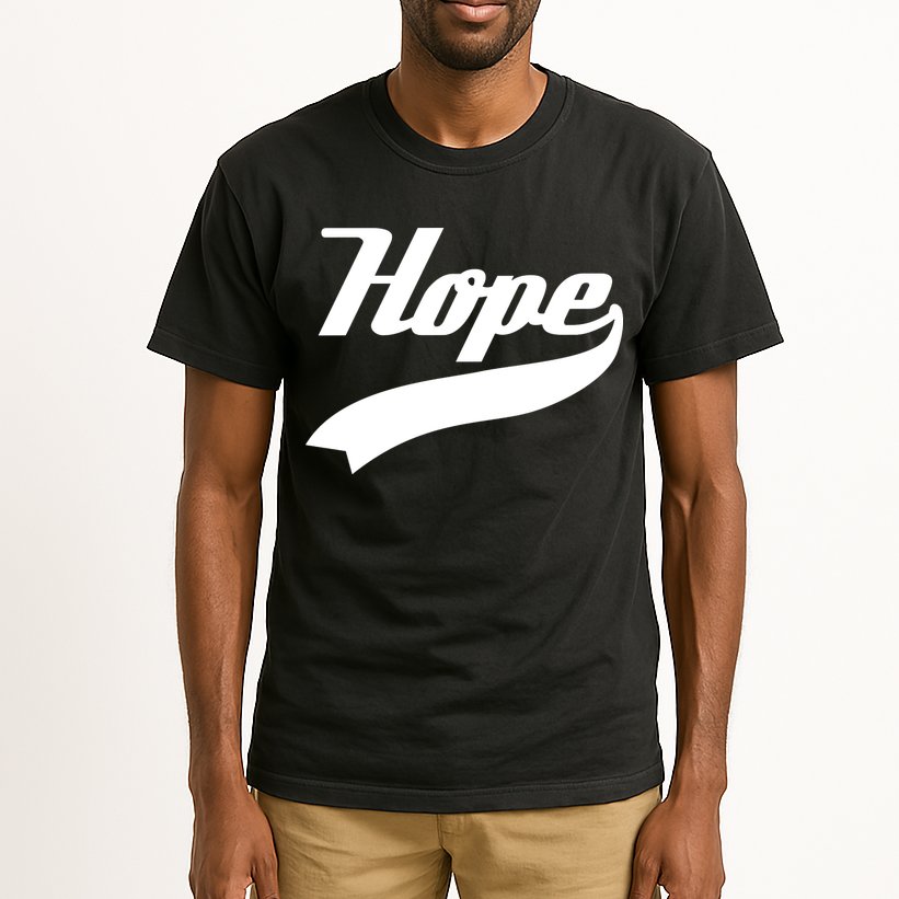 Hope Slogan Quote Christian Religious Jesus Christ Christmas Christian Jesus Chr Tall T-Shirt