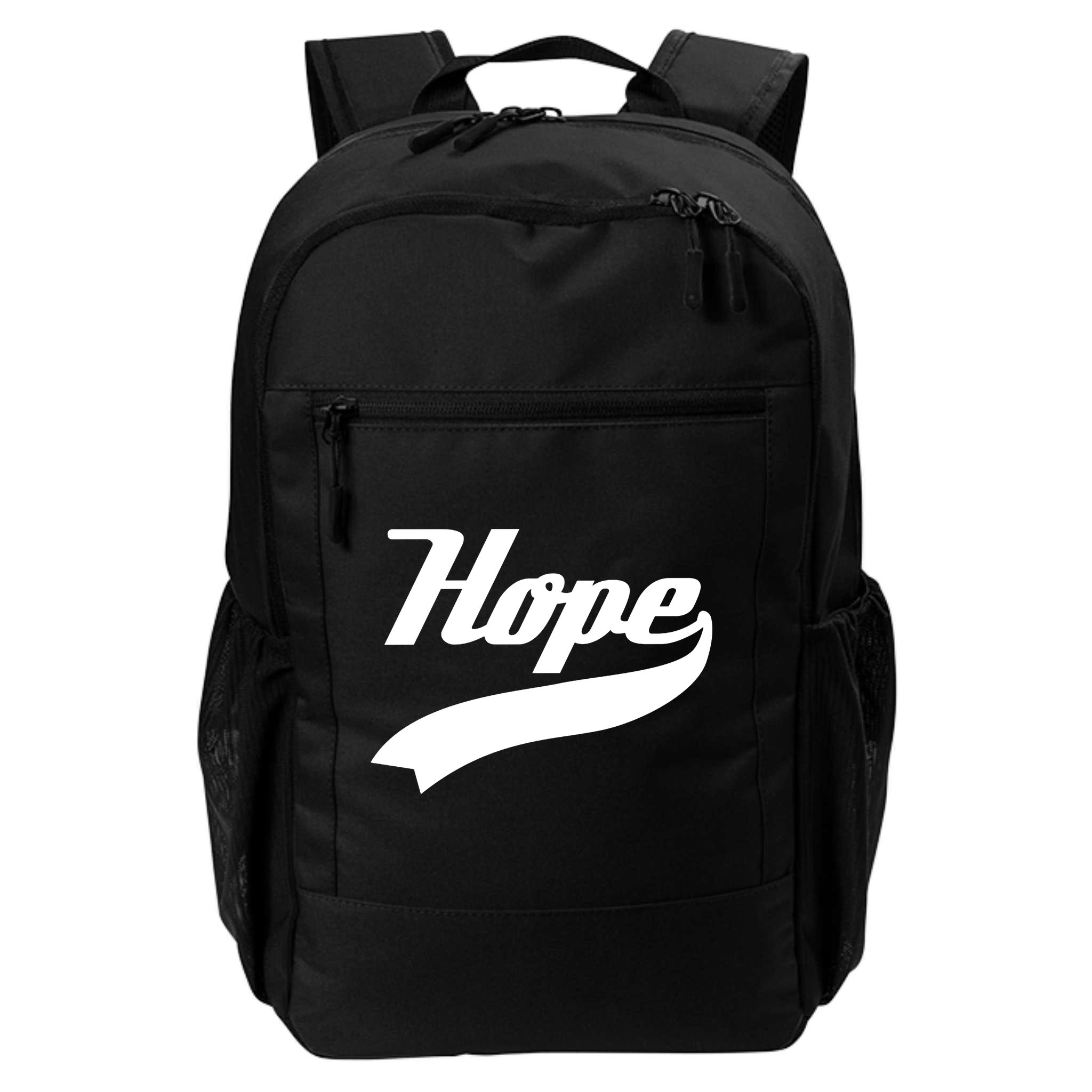 Hope Slogan Quote Christian Religious Jesus Christ Christmas Christian Jesus Chr Backpack
