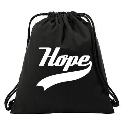 Hope Slogan Quote Christian Religious Jesus Christ Christmas Christian Jesus Chr Drawstring Bag