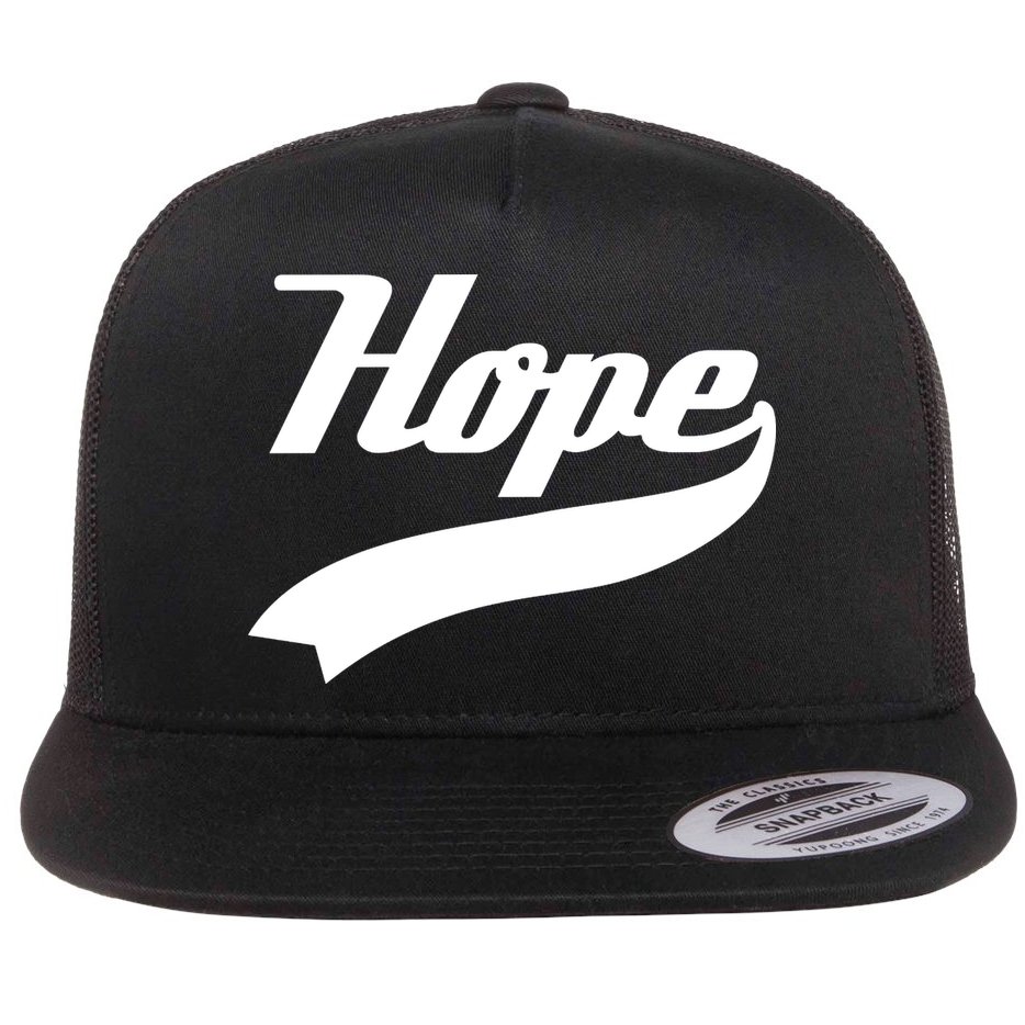 Hope Slogan Quote Christian Religious Jesus Christ Christmas Christian Jesus Chr Flat Bill Trucker Hat
