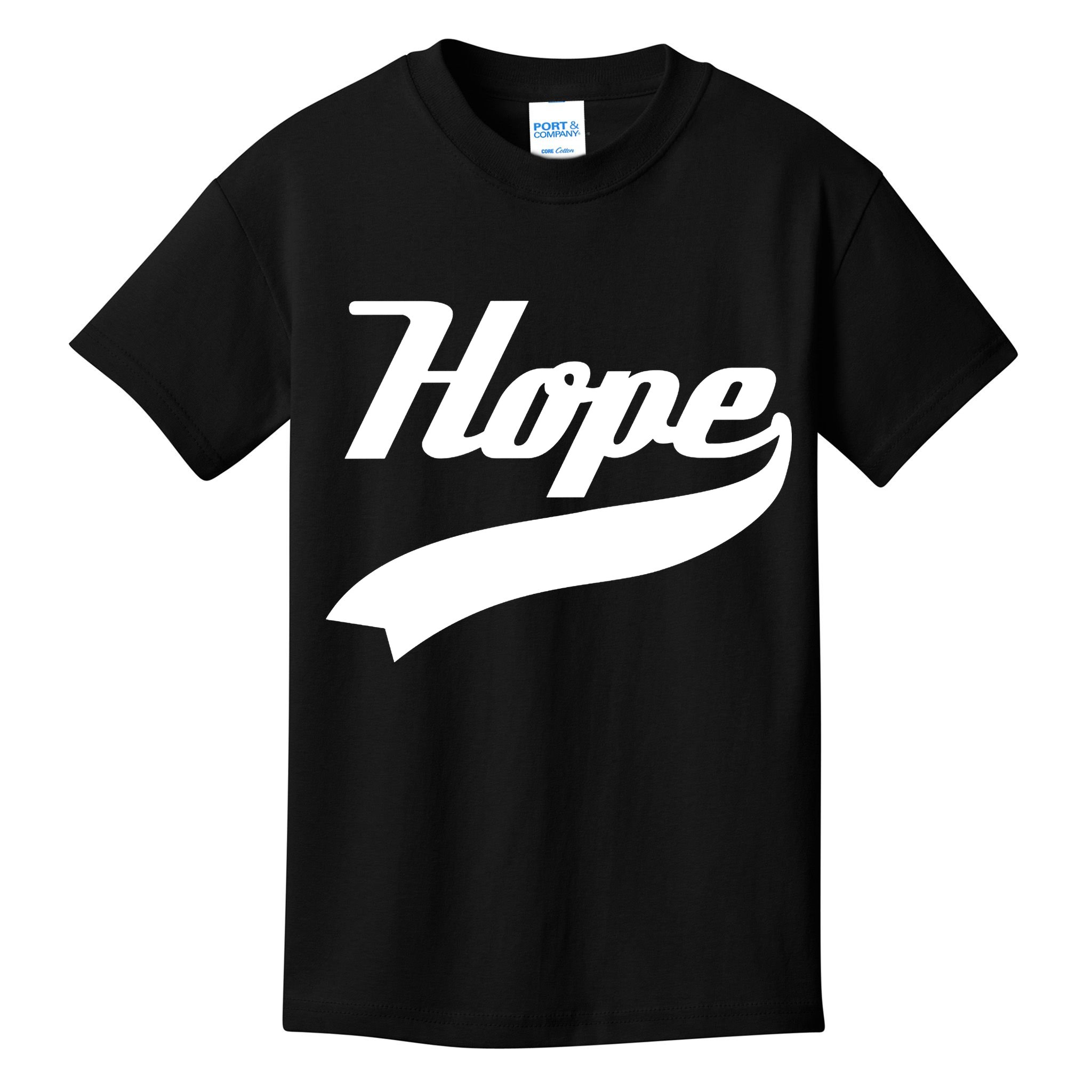 Hope Slogan Quote Christian Religious Jesus Christ Christmas Christian Jesus Chr Kids T-Shirt