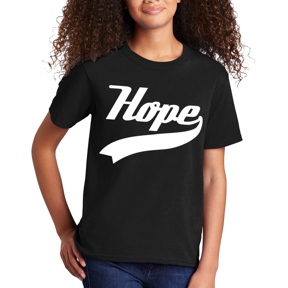 Hope Slogan Quote Christian Religious Jesus Christ Christmas Christian Jesus Chr Kids T-Shirt