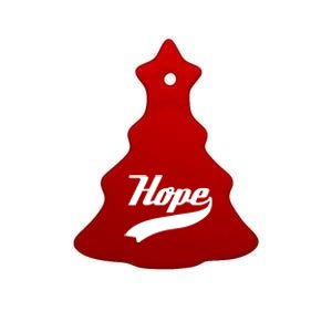 Hope Slogan Quote Christian Religious Jesus Christ Christmas Christian Jesus Chr Ceramic Tree Ornament