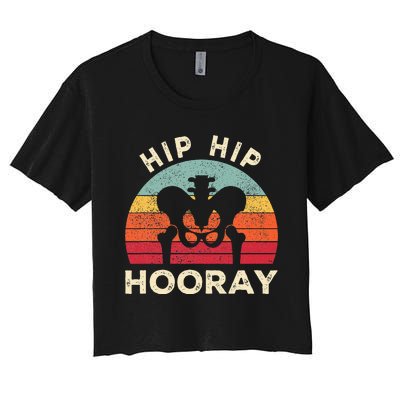 Hip Surgery Recovery Hip Replacement Recovery Women's Crop Top Tee