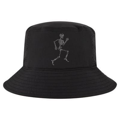Human Skeleton Running Bone Names Anatomy Labels for Geeks Cool Comfort Performance Bucket Hat