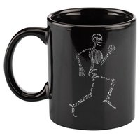 Human Skeleton Running Bone Names Anatomy Labels for Geeks 11oz C Handle Ceramic Mug